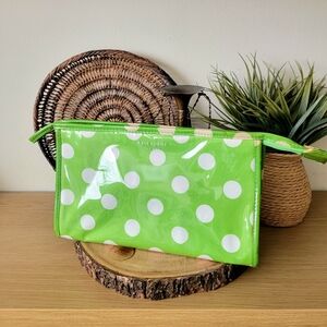 Kate Spade Polka Dot Cosmetic Bag Vintage Retro Y2k Style Rare Find Coll…